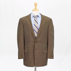 Ermenegildo Zegna 44L Brown HT 2-Button Sport Coat Blazer Jacket V596